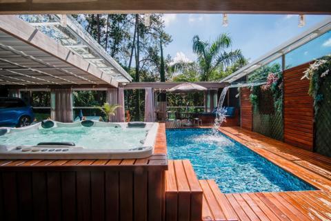 Casa à venda em Cotia, Quinta dos Angicos, com 4 quartos, com 457 m², Condomínio Lago do Sol