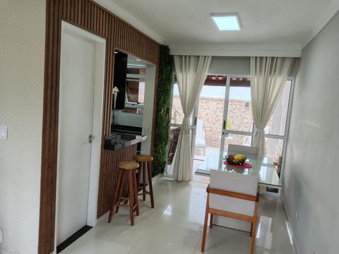 Casa à venda em Vargem Grande Paulista, Jardim Europa, com 2 suítes, com 64.21 m²